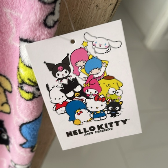 Hello Kitty Pink/White/Black/Yellow Kitty & Friends Plush Soft PJ Pants - Picture 2 of 5